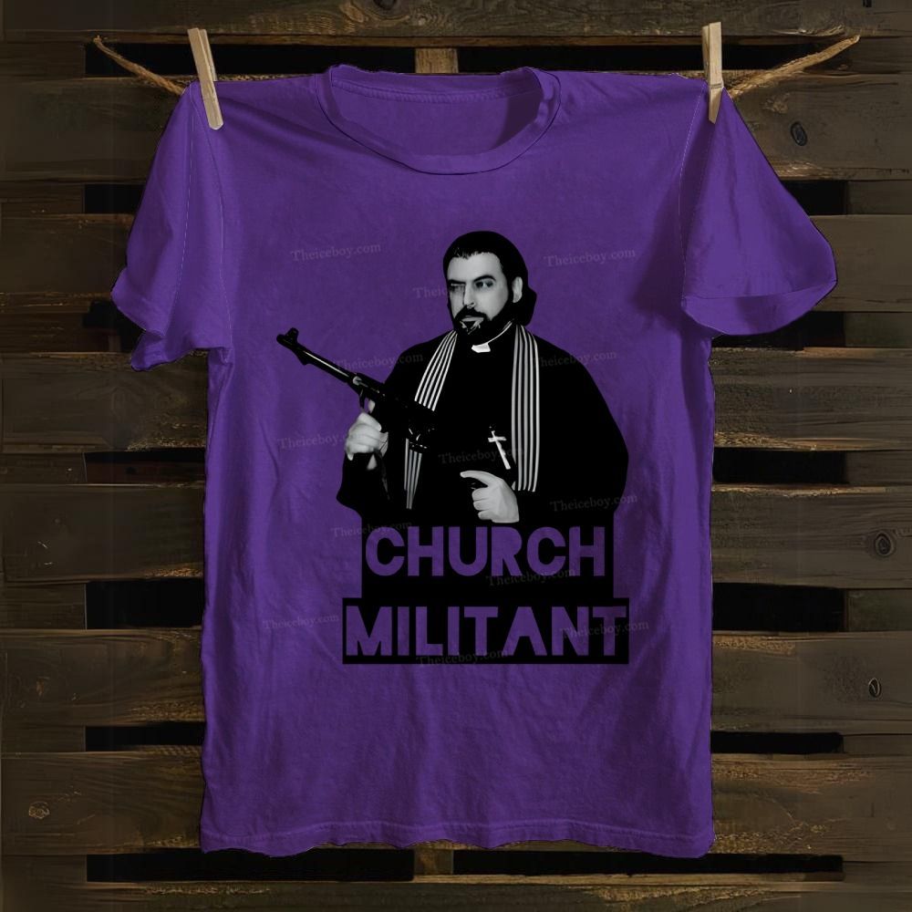 Church Militant Cotton T-shirt