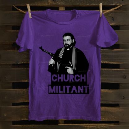 Church Militant Cotton T-shirt