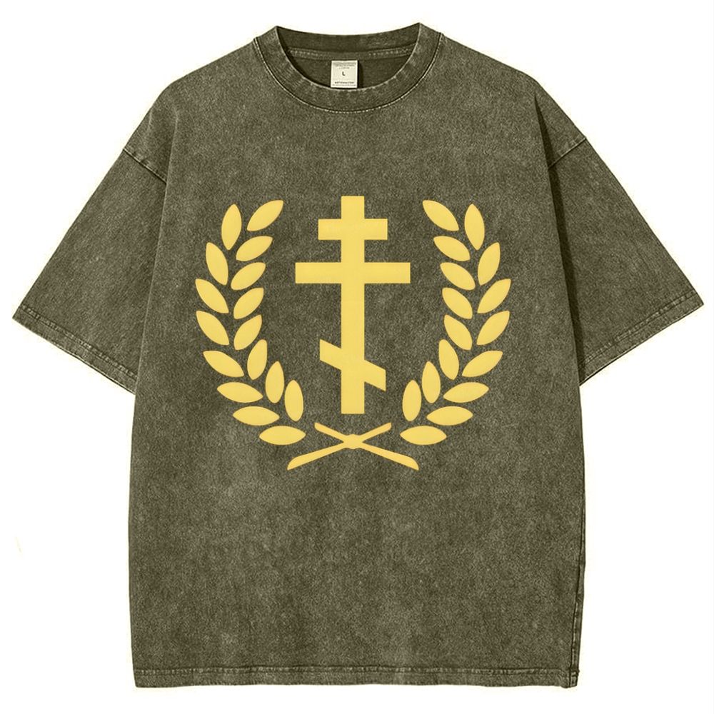 ORTHODOX Snowflake Vintage Cotton T-Shirt 