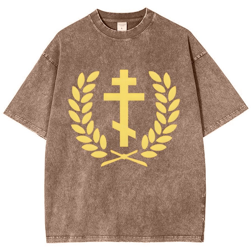 ORTHODOX Snowflake Vintage Cotton T-Shirt 