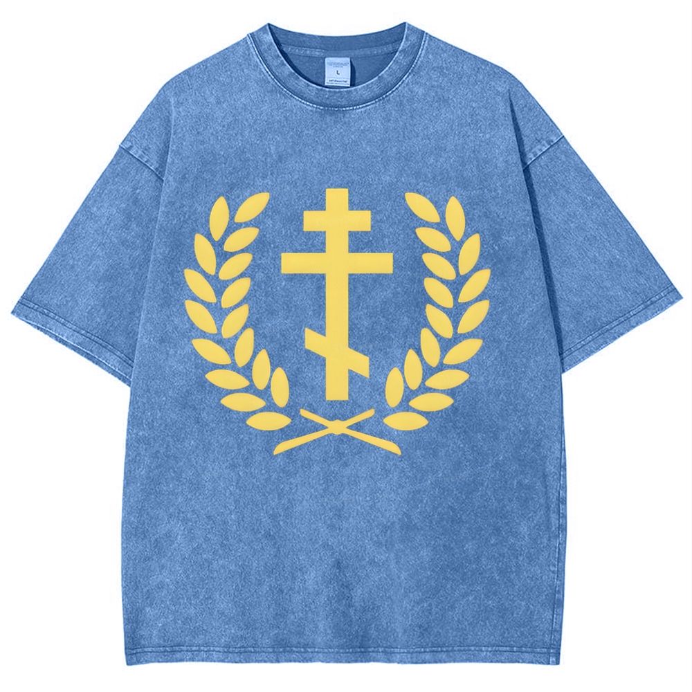 ORTHODOX Snowflake Vintage Cotton T-Shirt 