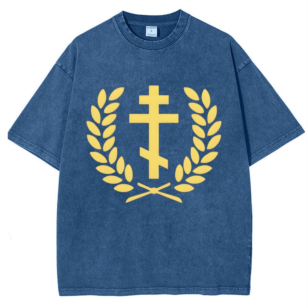 ORTHODOX Snowflake Vintage Cotton T-Shirt 