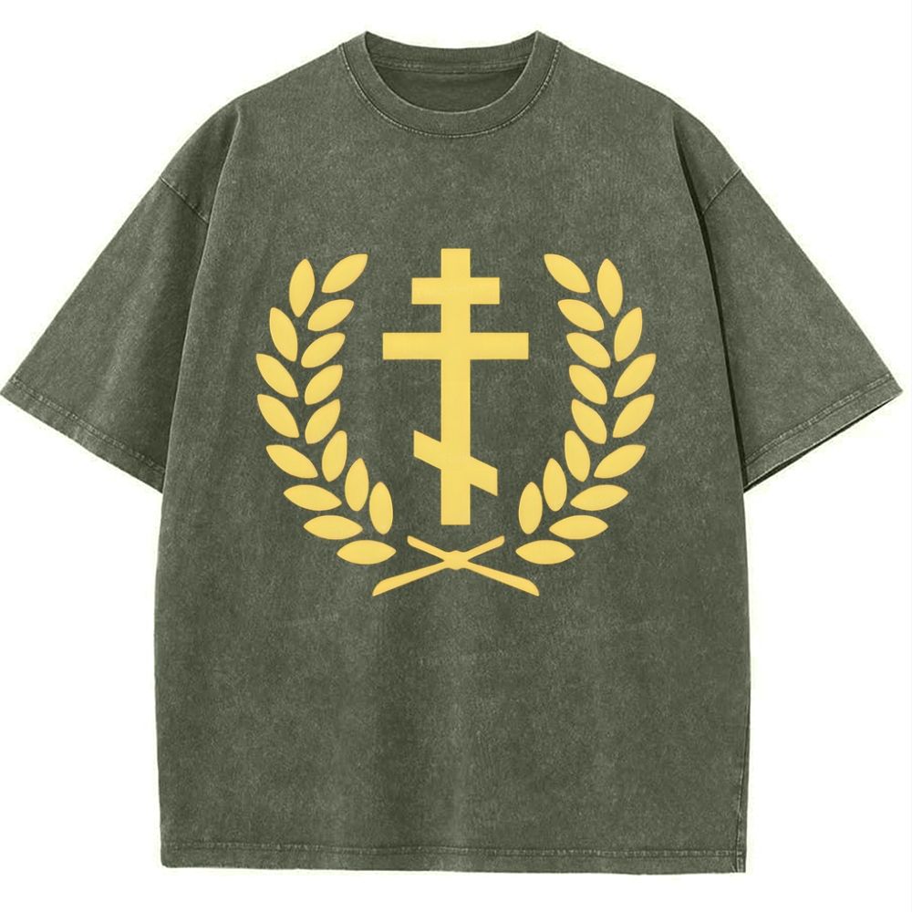 ORTHODOX Snowflake Vintage Cotton T-Shirt 