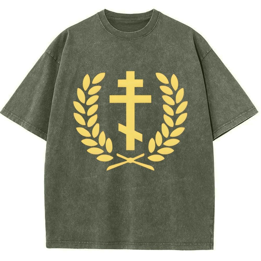 ORTHODOX Snowflake Vintage Cotton T-Shirt 