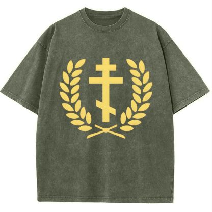 ORTHODOX Snowflake Vintage Cotton T-Shirt 