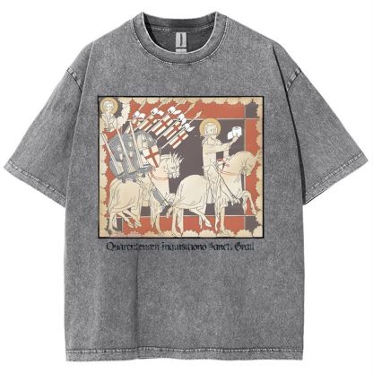 Holy TP Crusades Snowflake Vintage Cotton T-Shirt