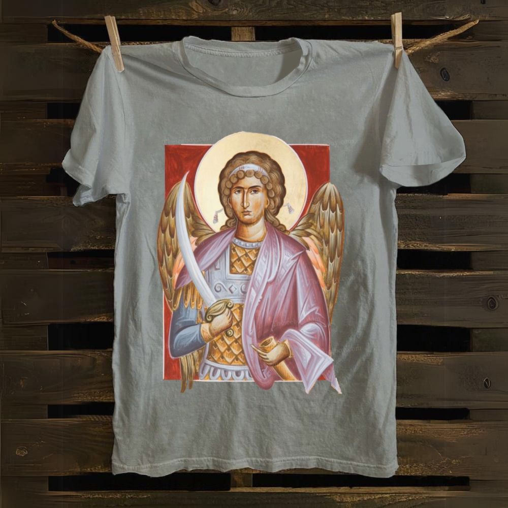 Archangel Michael cotton T-shirt 