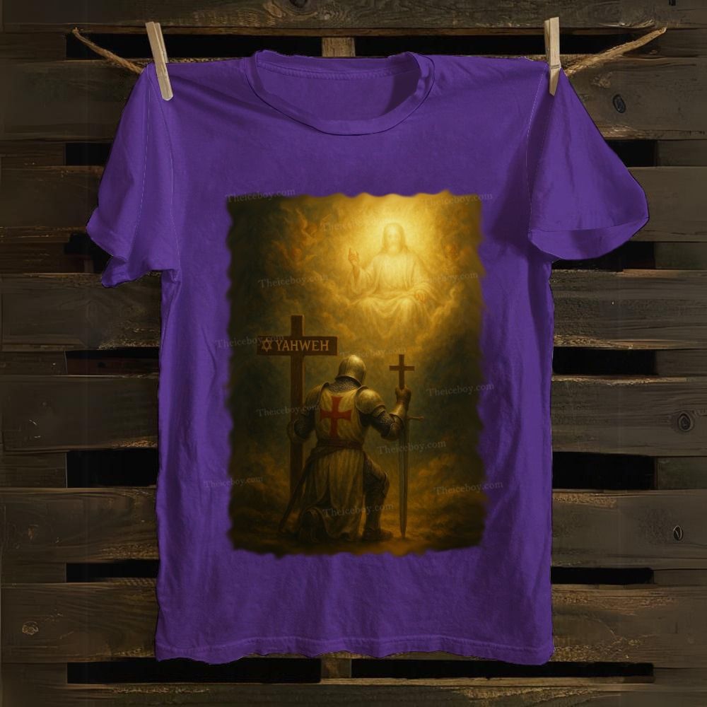 Pauperes commilitones Christi templique Salomonis Cotton T-shirt 