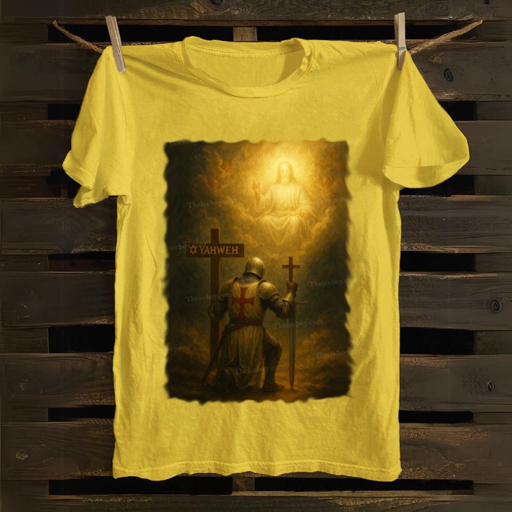 Pauperes commilitones Christi templique Salomonis Cotton T-shirt 