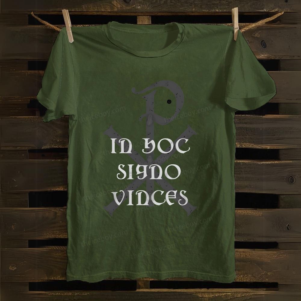 In Hoc Signo Vinces cotton T-shirt