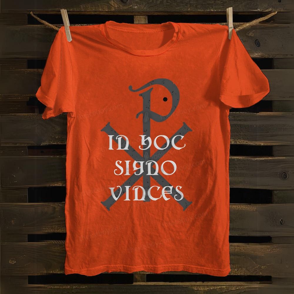 In Hoc Signo Vinces cotton T-shirt