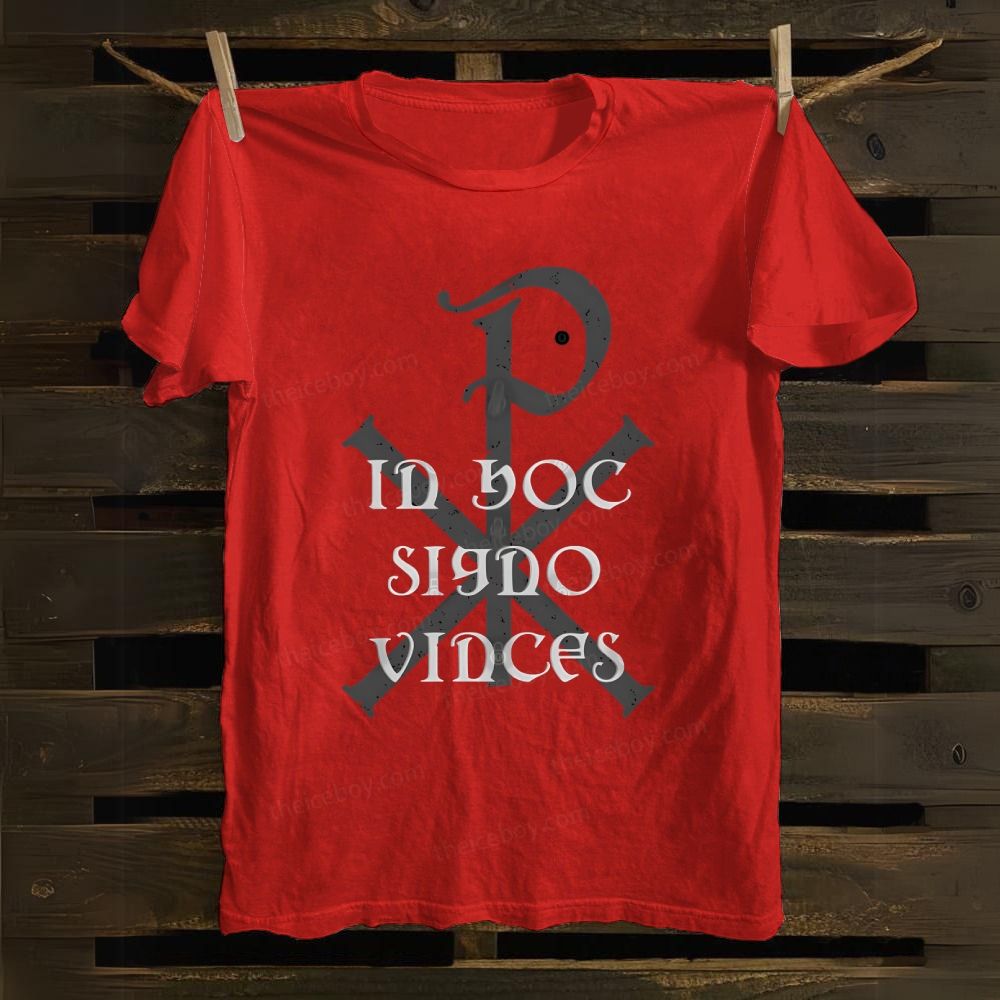 In Hoc Signo Vinces cotton T-shirt