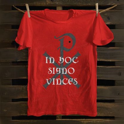 In Hoc Signo Vinces cotton T-shirt