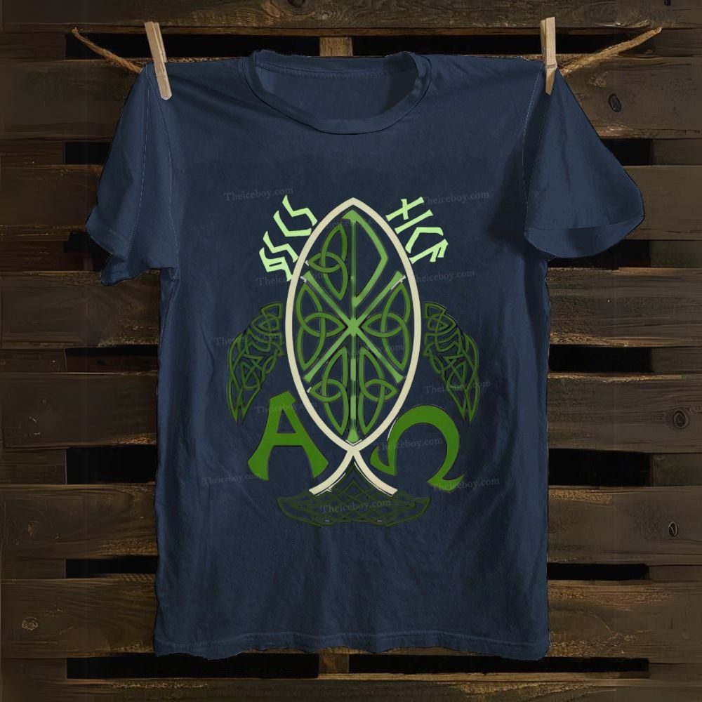 Chi Rho Christogram Cotton T-shirt