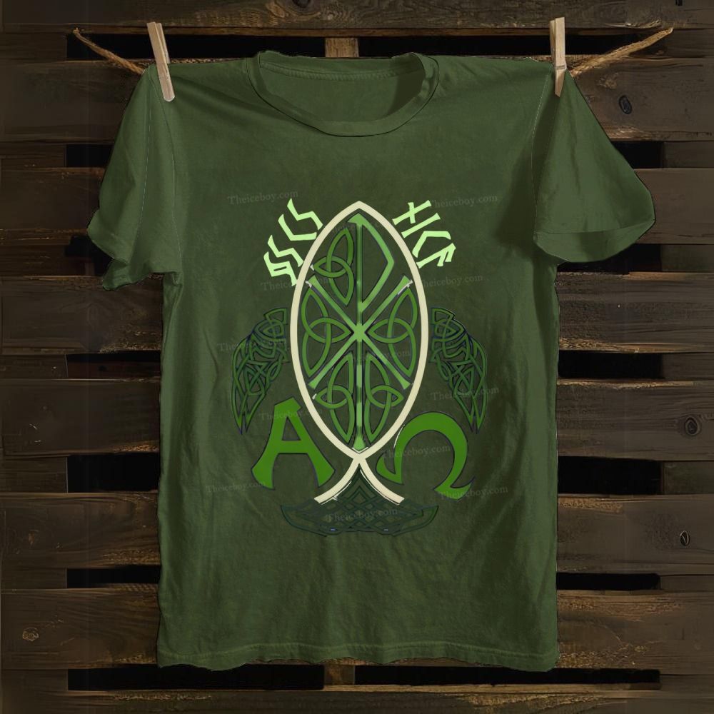 Chi Rho Christogram Cotton T-shirt