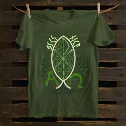 Chi Rho Christogram Cotton T-shirt