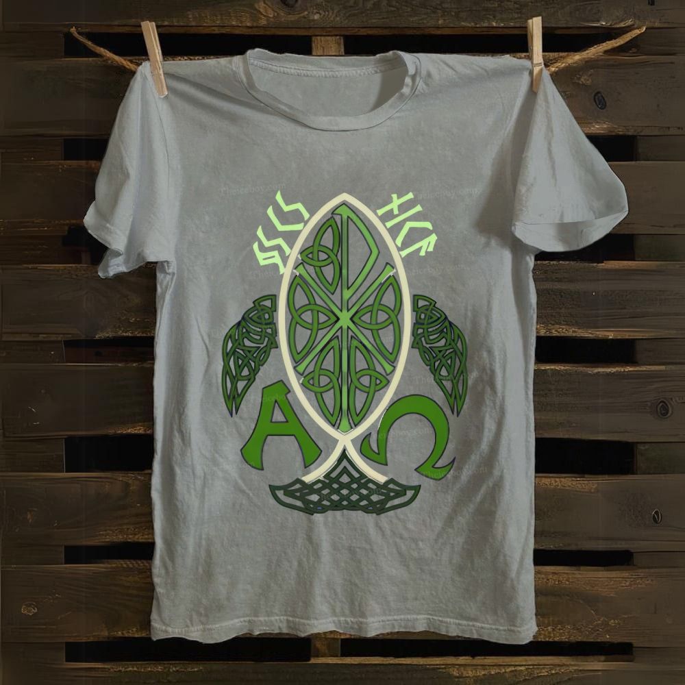 Chi Rho Christogram Cotton T-shirt