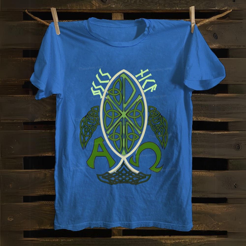 Chi Rho Christogram Cotton T-shirt