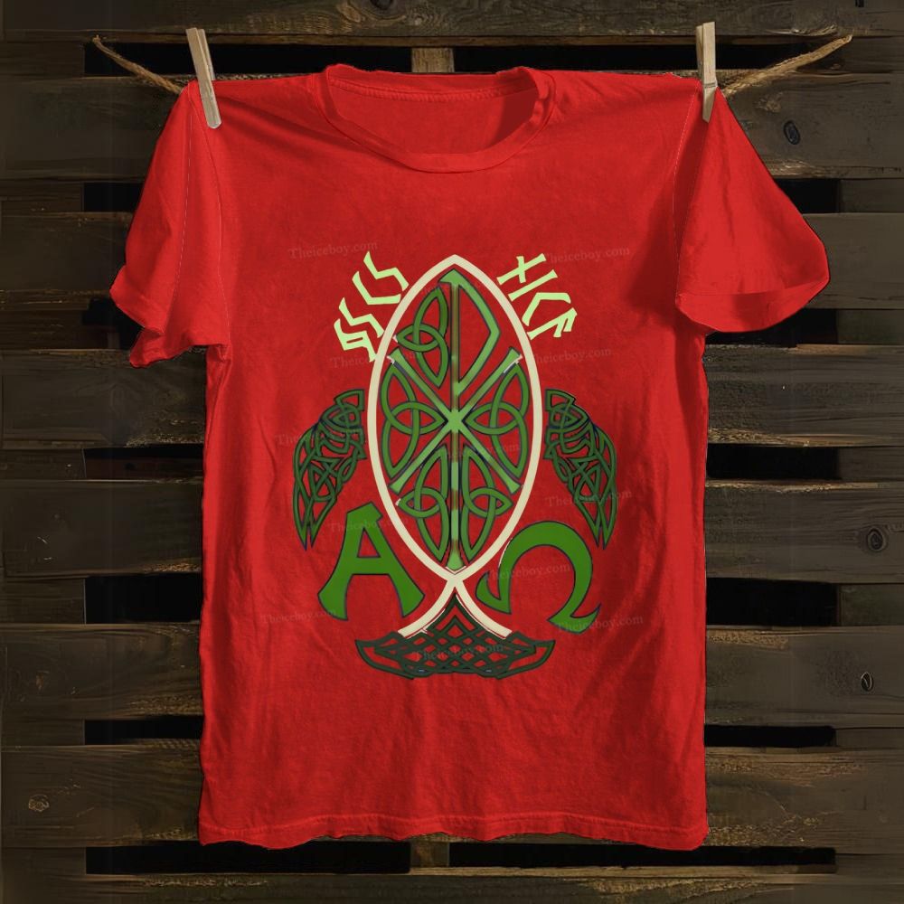 Chi Rho Christogram Cotton T-shirt