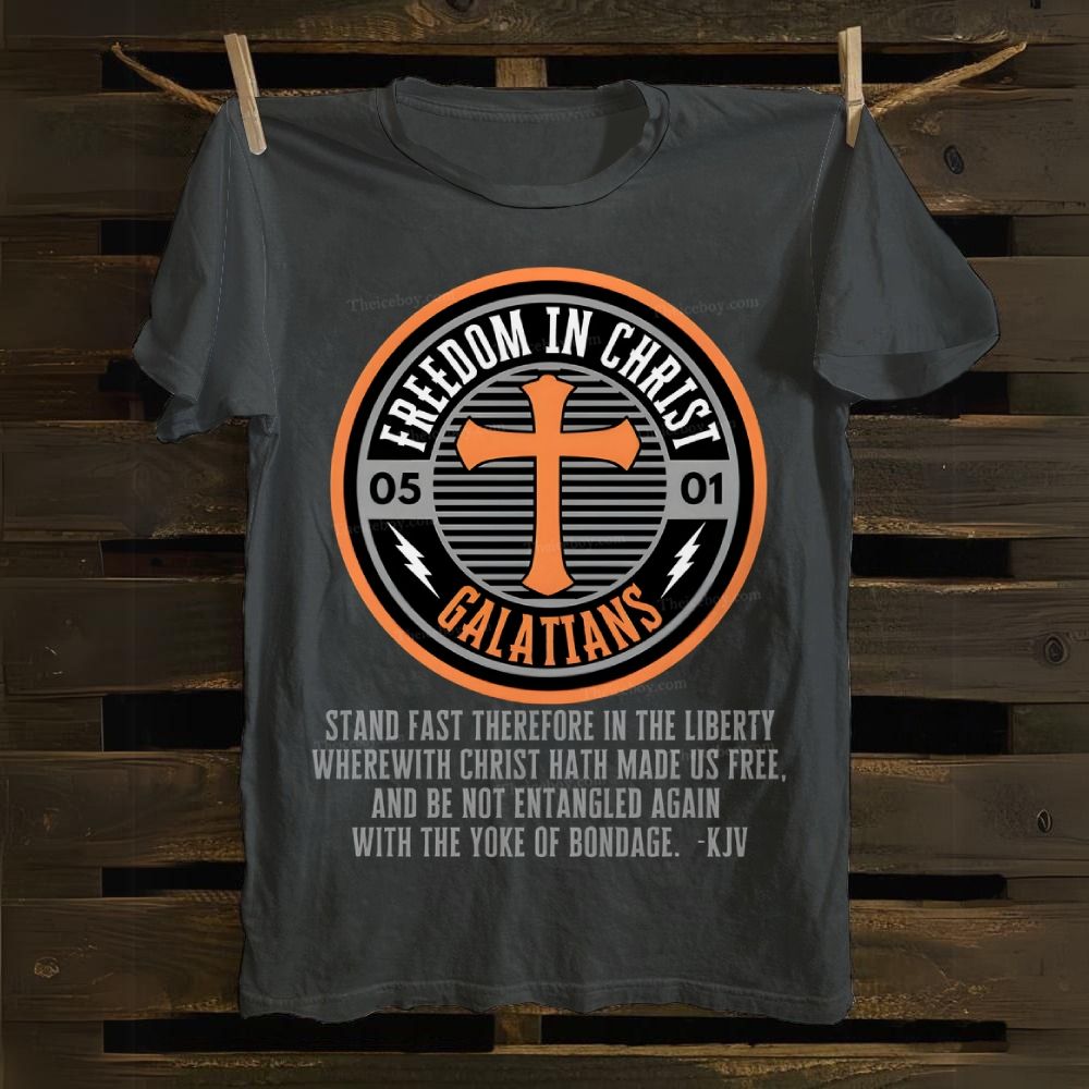 Freedom In Christ Cotton T-shirt