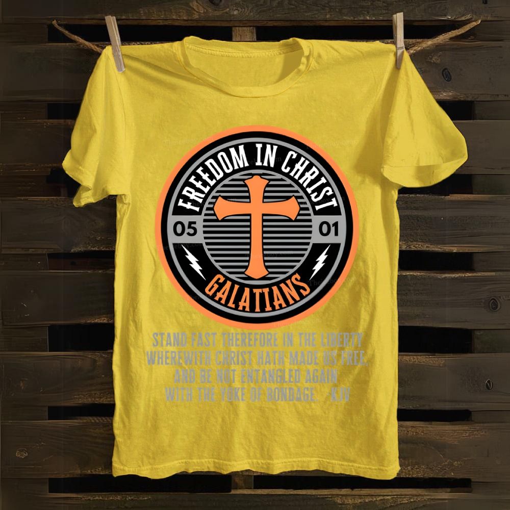 Freedom In Christ Cotton T-shirt