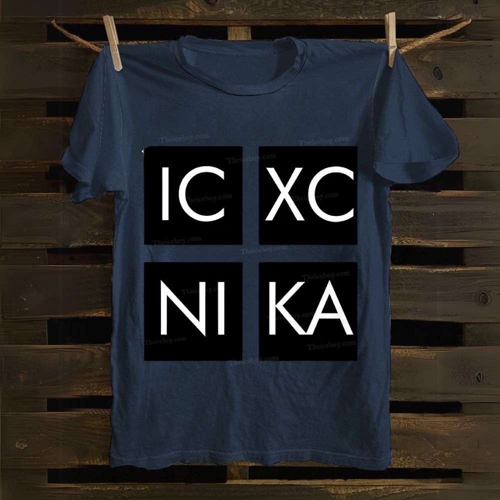 Jesus Christ Conquers ICXC NIKA Cotton T-shirt