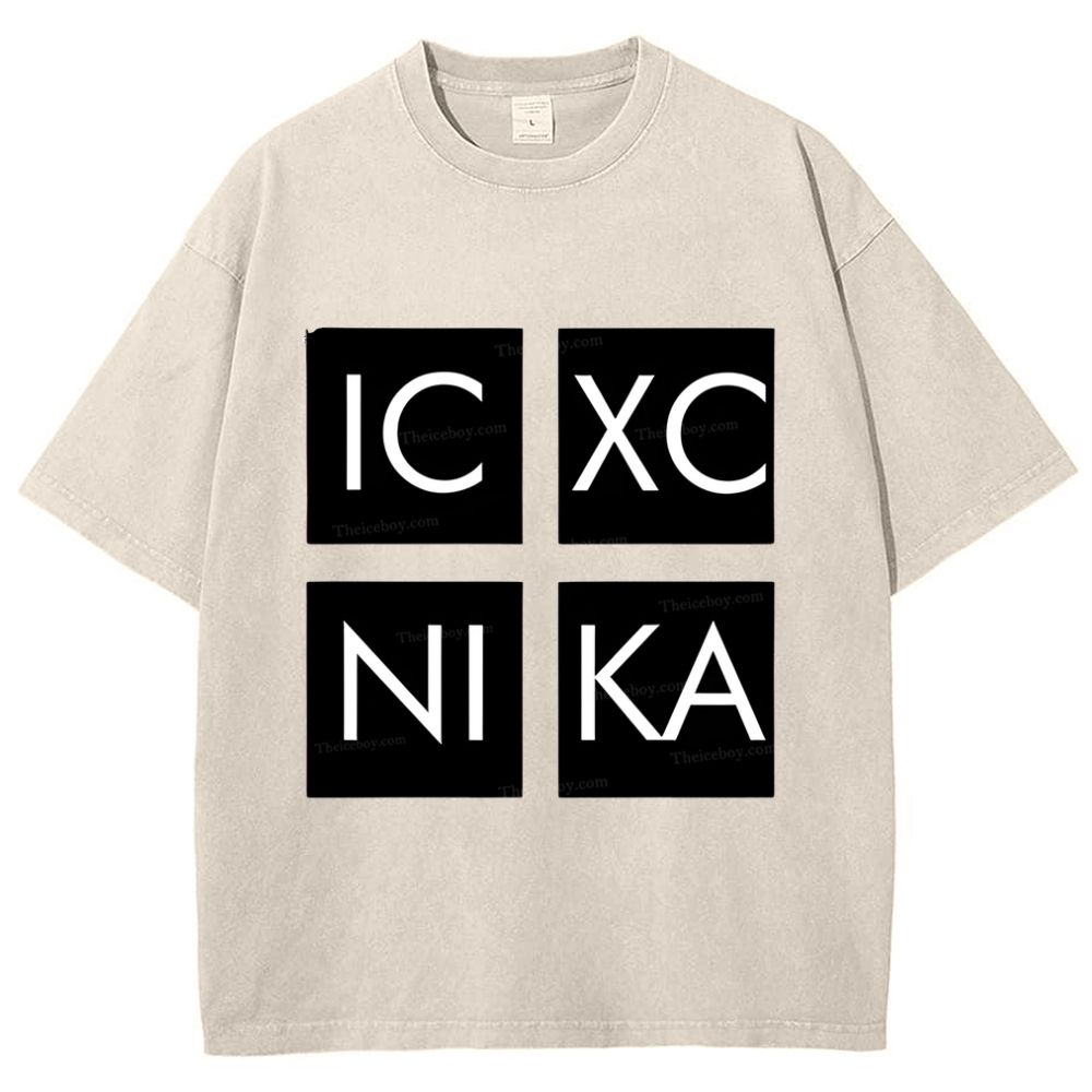 Jesus Christ Conquers ICXC NIKA Snowflake Vintage Cotton T-Shirt