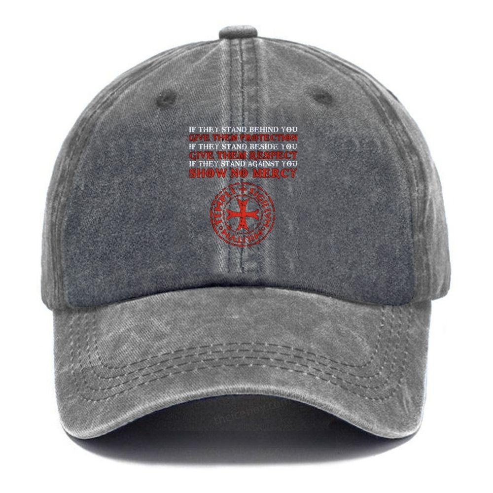 Templi Sigillvm Unisex Vintage Casual Washed Cap