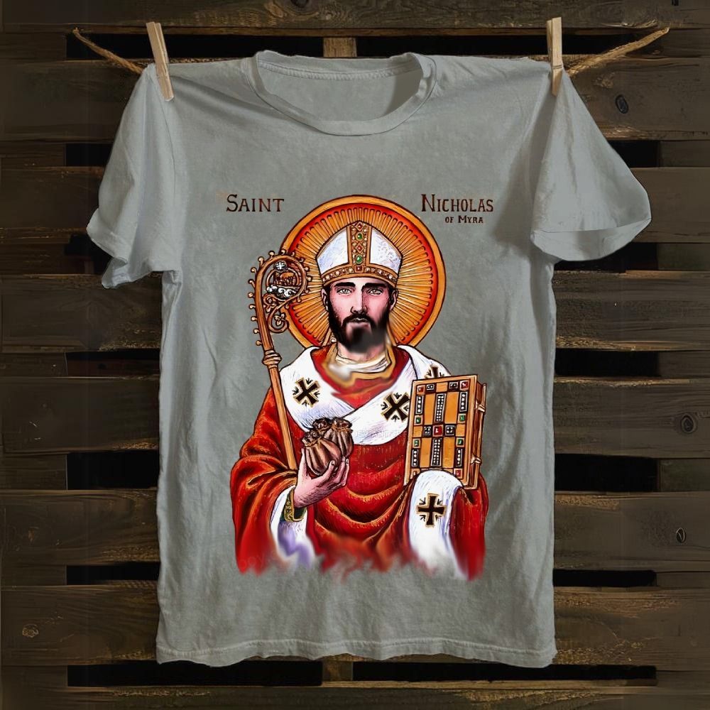Saint Nicholas Cotton T-shirt