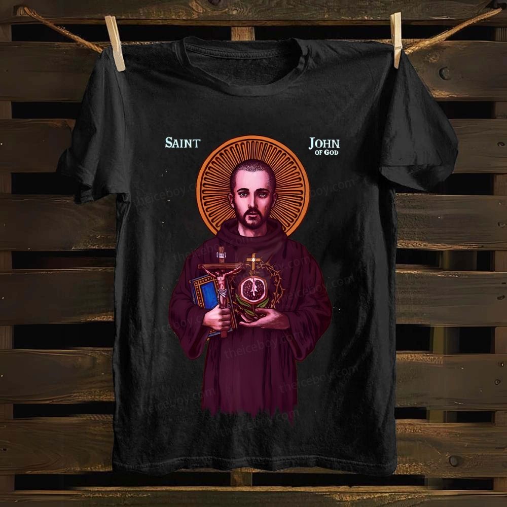 Saint John Of God Cotton T-shirt