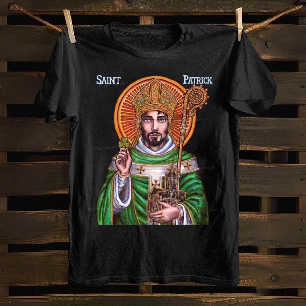 St. Patrick Icon Cotton T-shirt