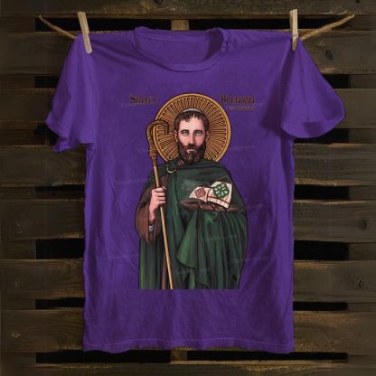 St. Brendan the Navigator icon Cotton T-shirt