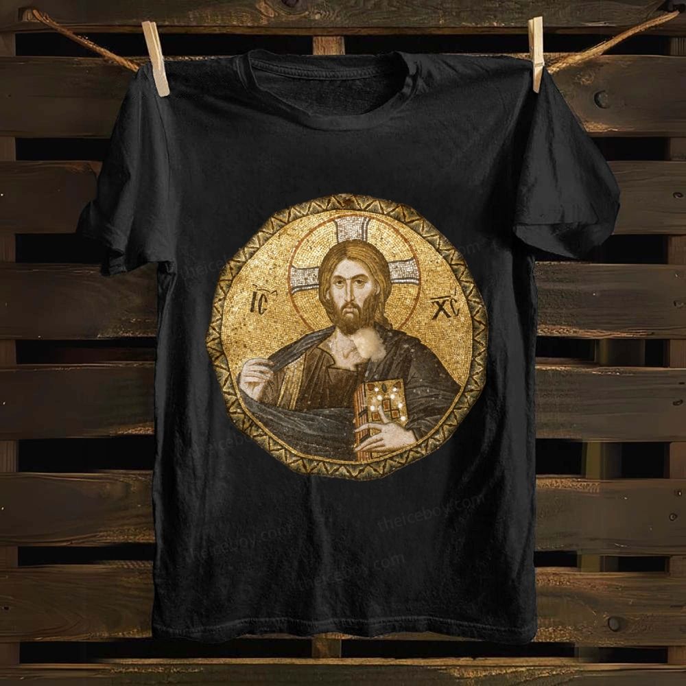 Christ Pantocrator Cotton T-shirt