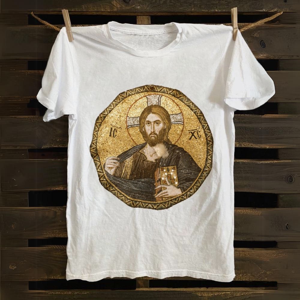 Christ Pantocrator Cotton T-shirt