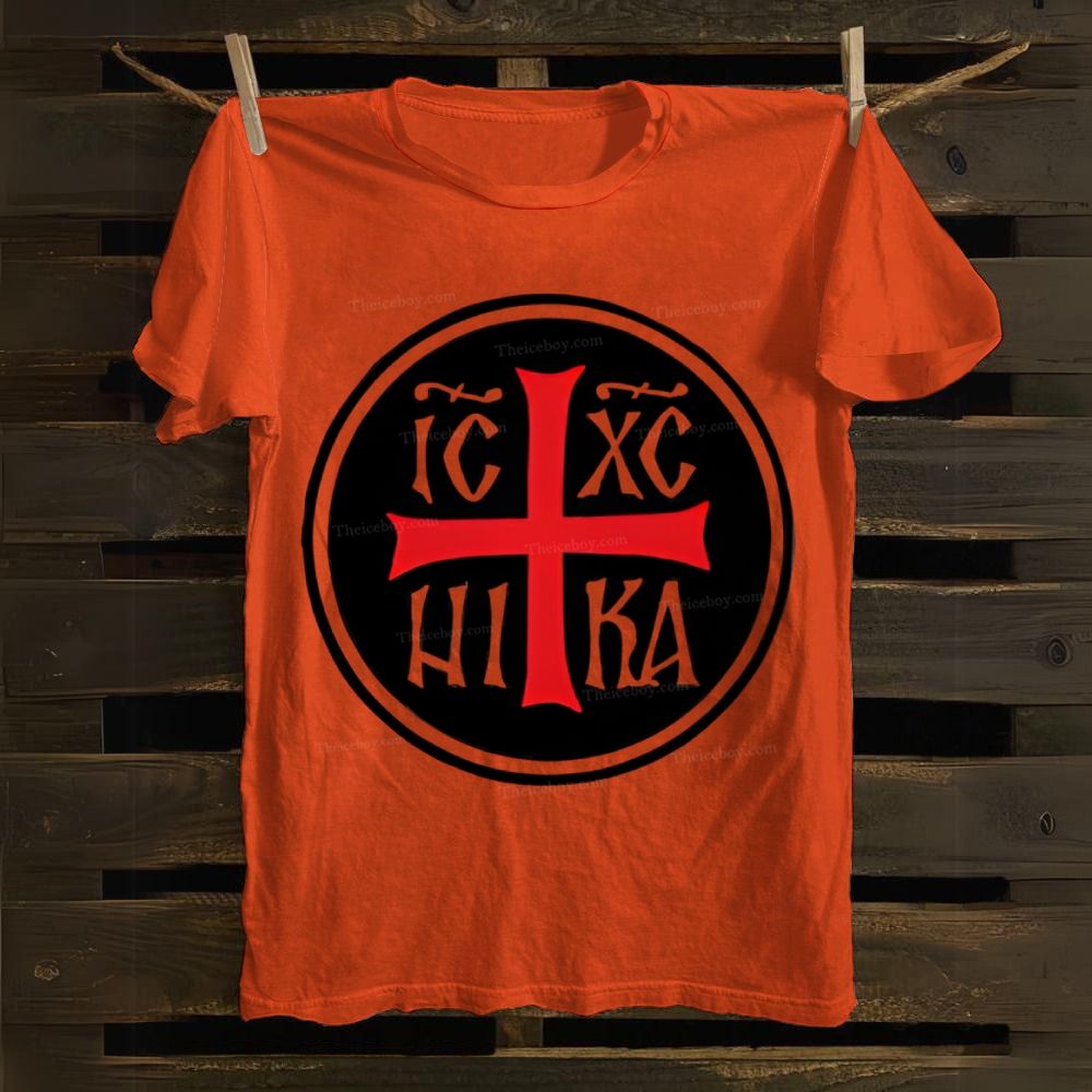 IC XC NI KA Symbols Cotton T-shirt