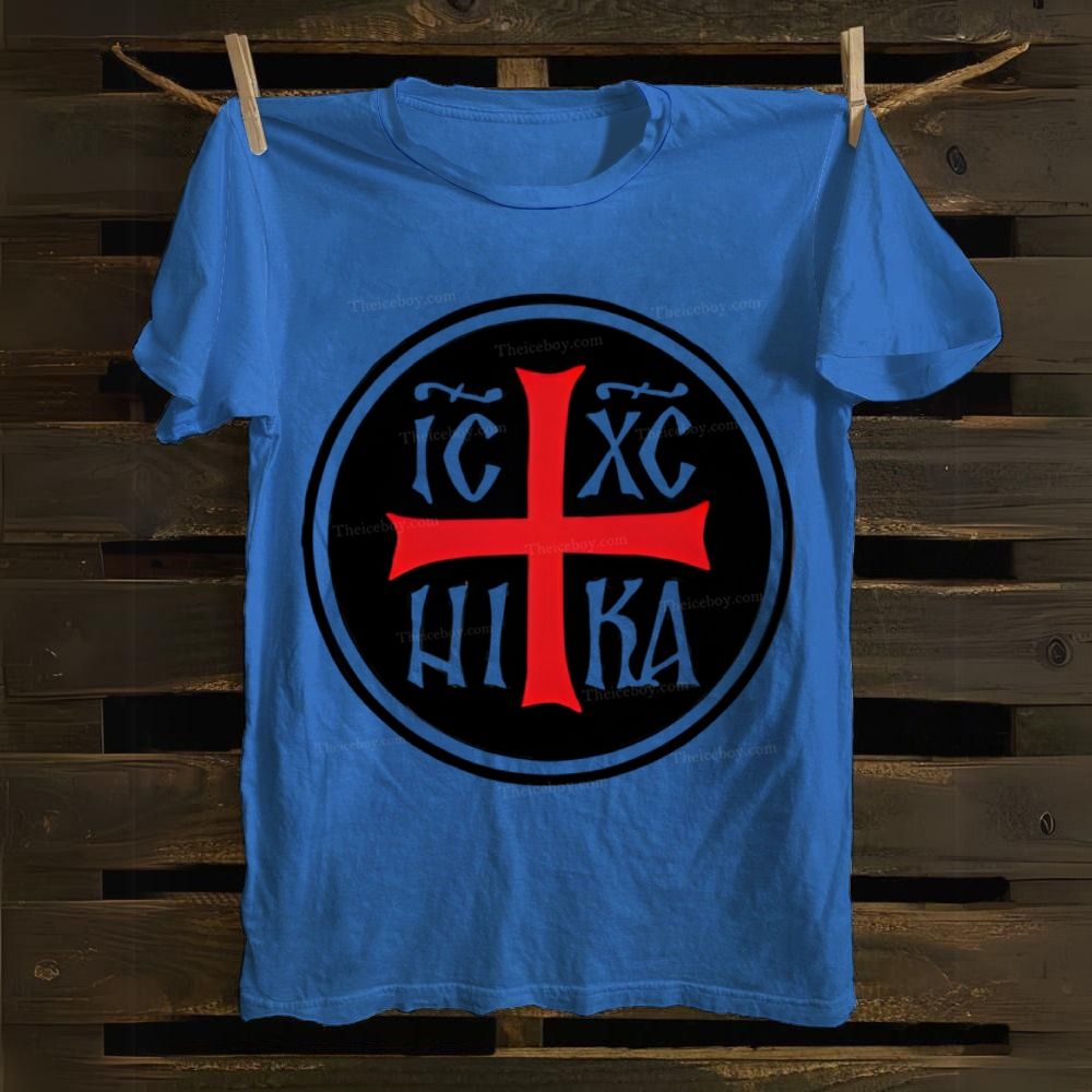 IC XC NI KA Symbols Cotton T-shirt