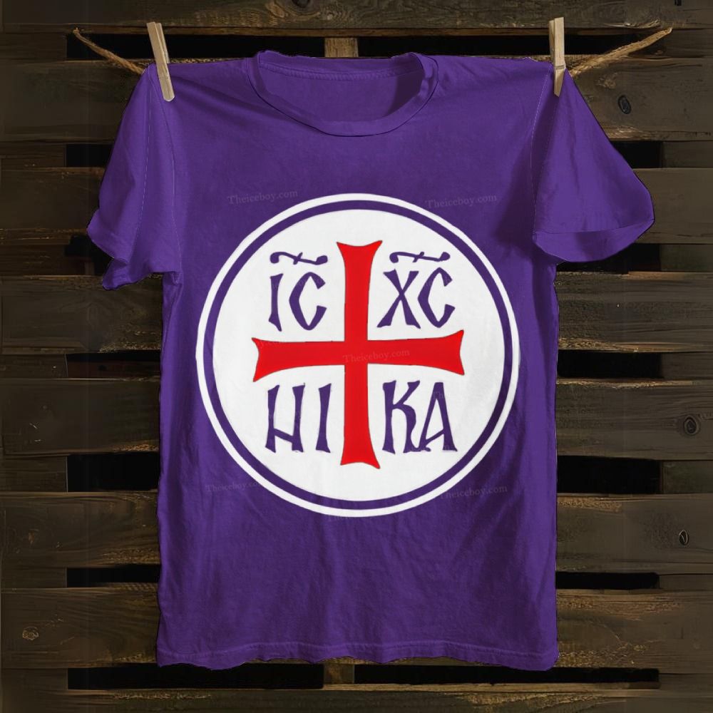 IC XC NI KA Symbols Cotton T-shirt