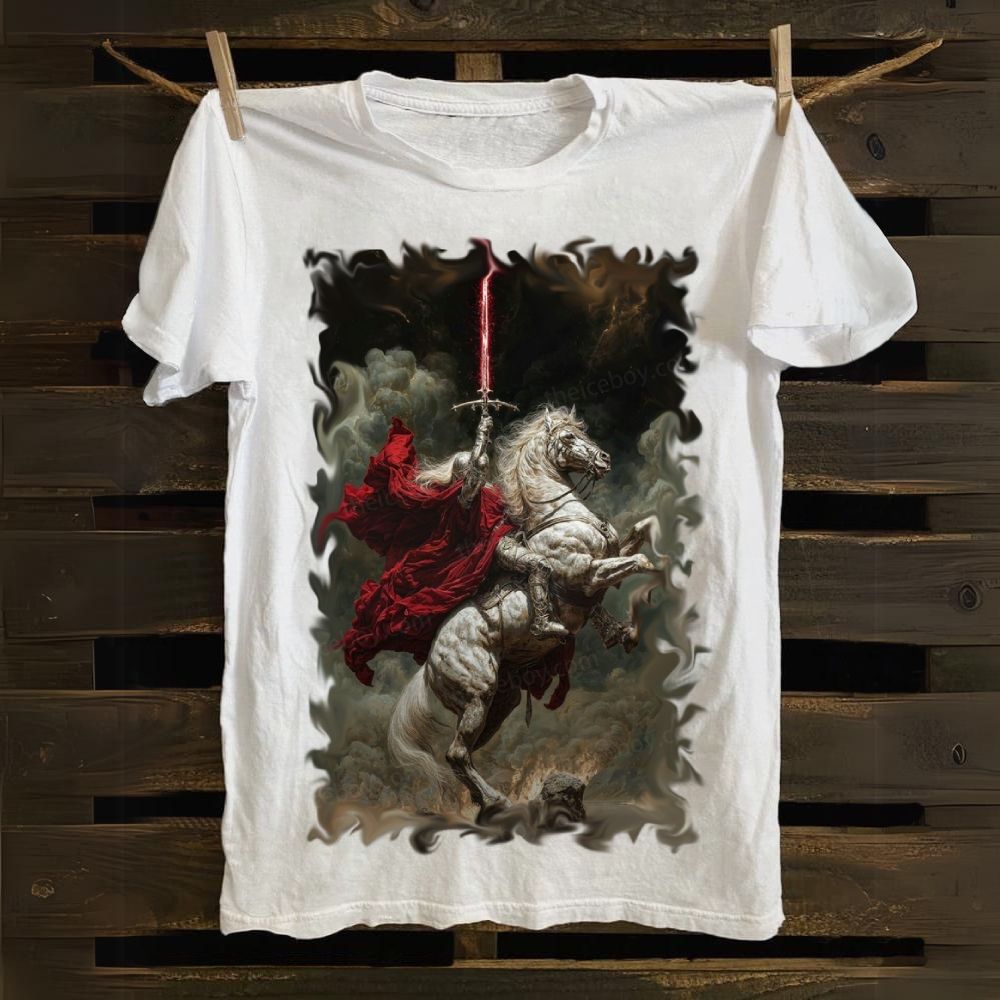 God of Victory Tramples Cotton T-shirt