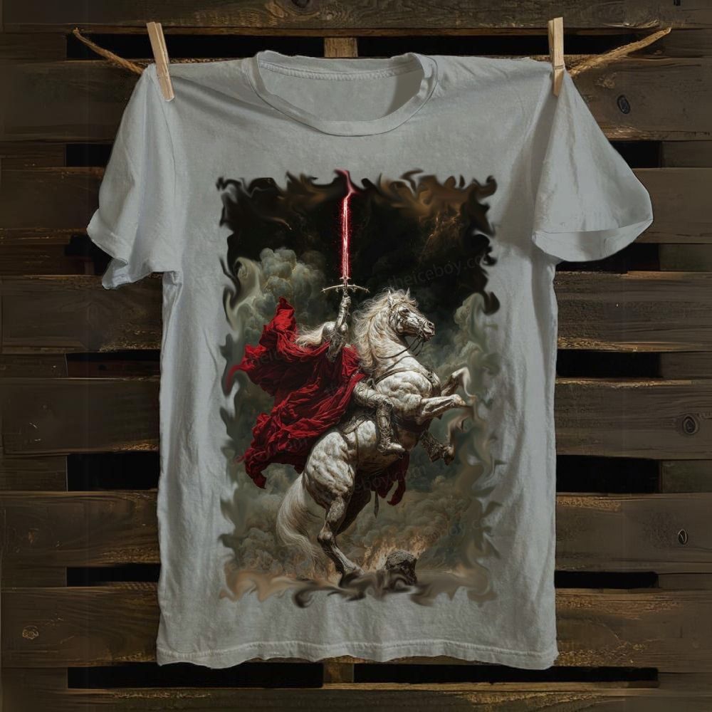 God of Victory Tramples Cotton T-shirt