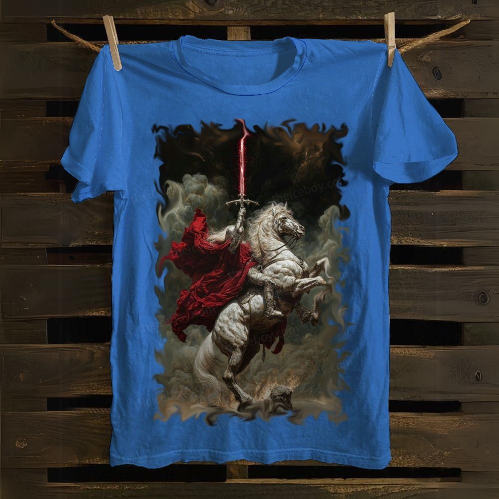 God of Victory Tramples Cotton T-shirt