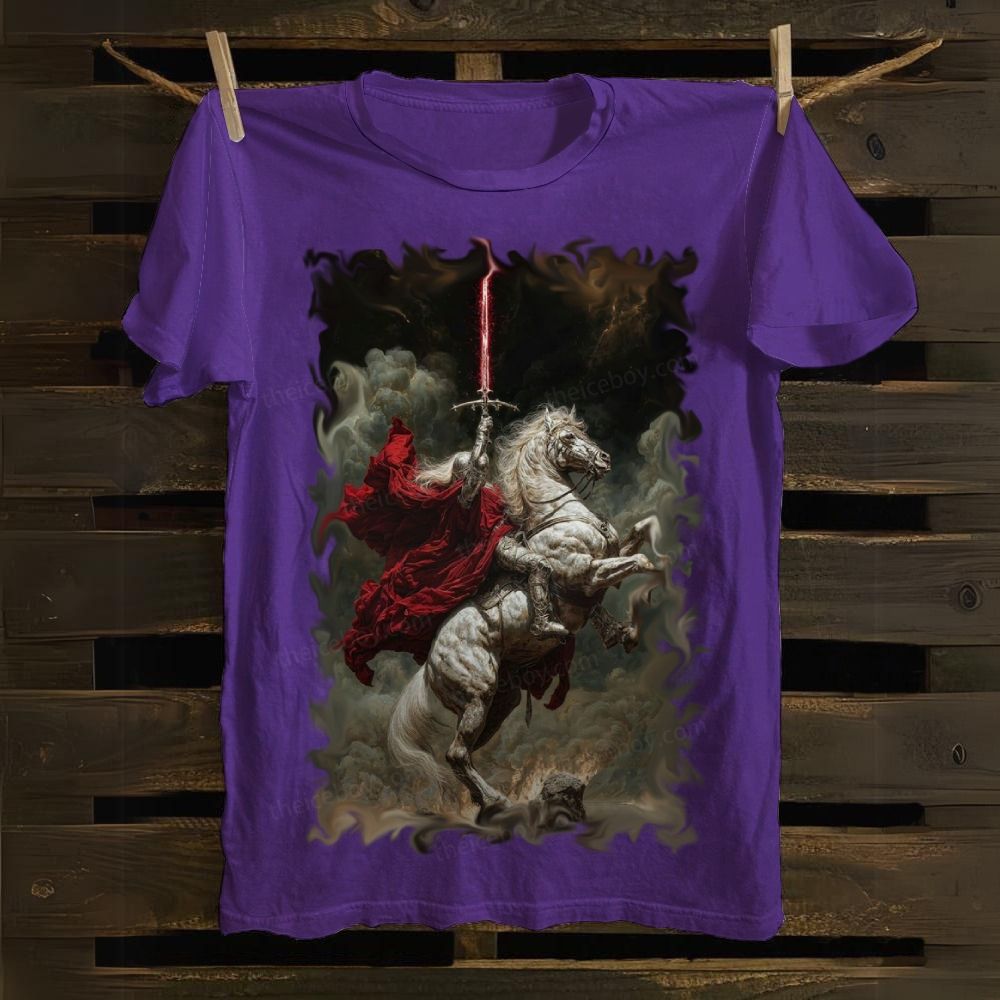 God of Victory Tramples Cotton T-shirt