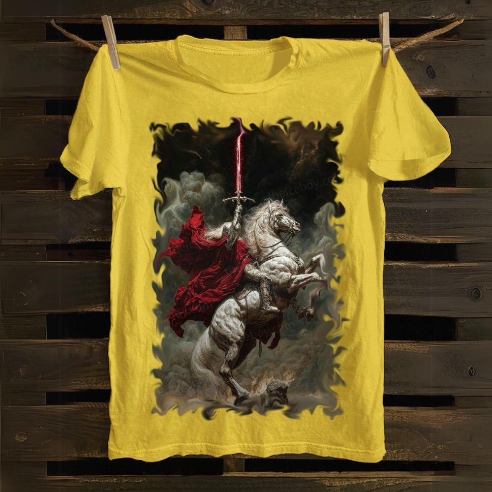 God of Victory Tramples Cotton T-shirt