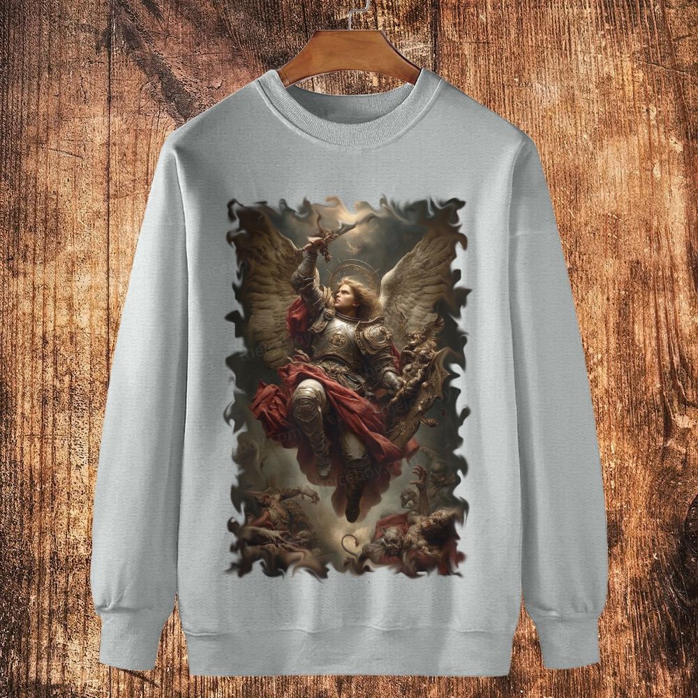 Blessed Gabriel Cotton Crewneck Sweatshirt