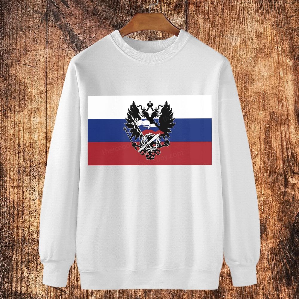 Orthodox cross Cotton Crewneck Sweatshirt