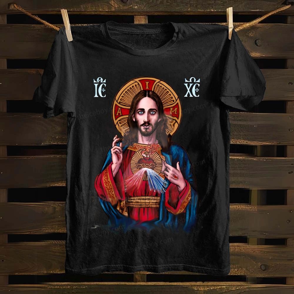 Holy Jesus Christ Victory Cotton T-shirt