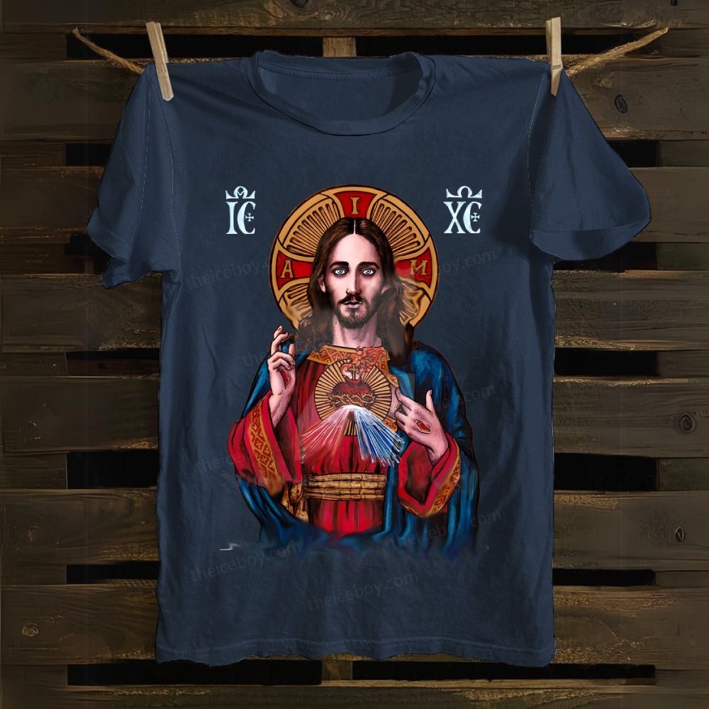 Holy Jesus Christ Victory Cotton T-shirt