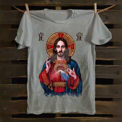 Holy Jesus Christ Victory Cotton T-shirt