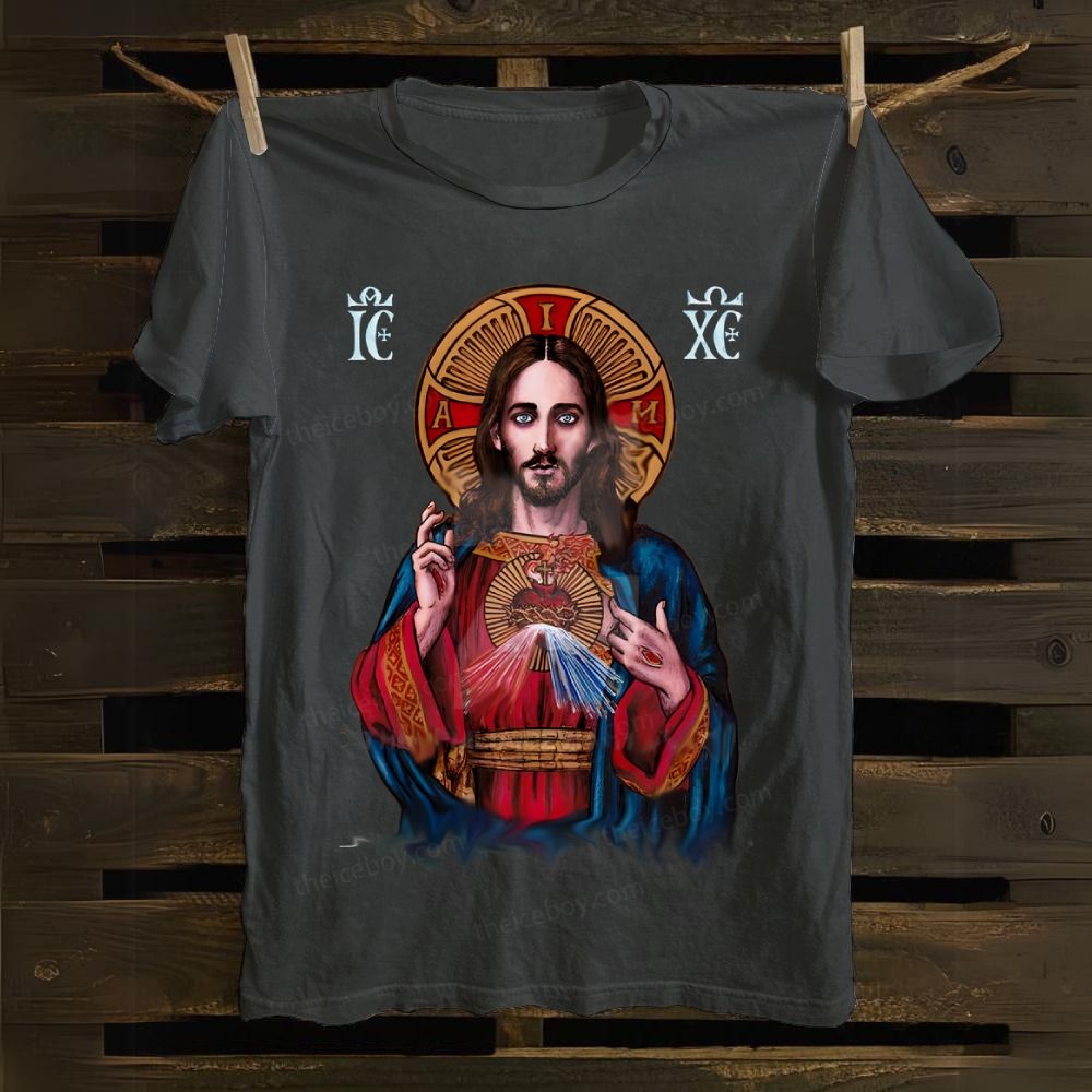 Holy Jesus Christ Victory Cotton T-shirt