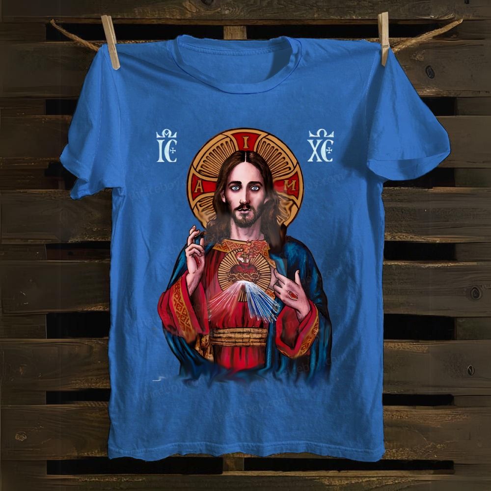 Holy Jesus Christ Victory Cotton T-shirt