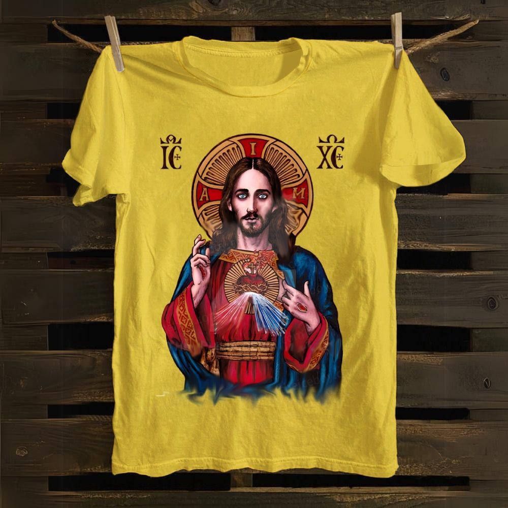 Holy Jesus Christ Victory Cotton T-shirt